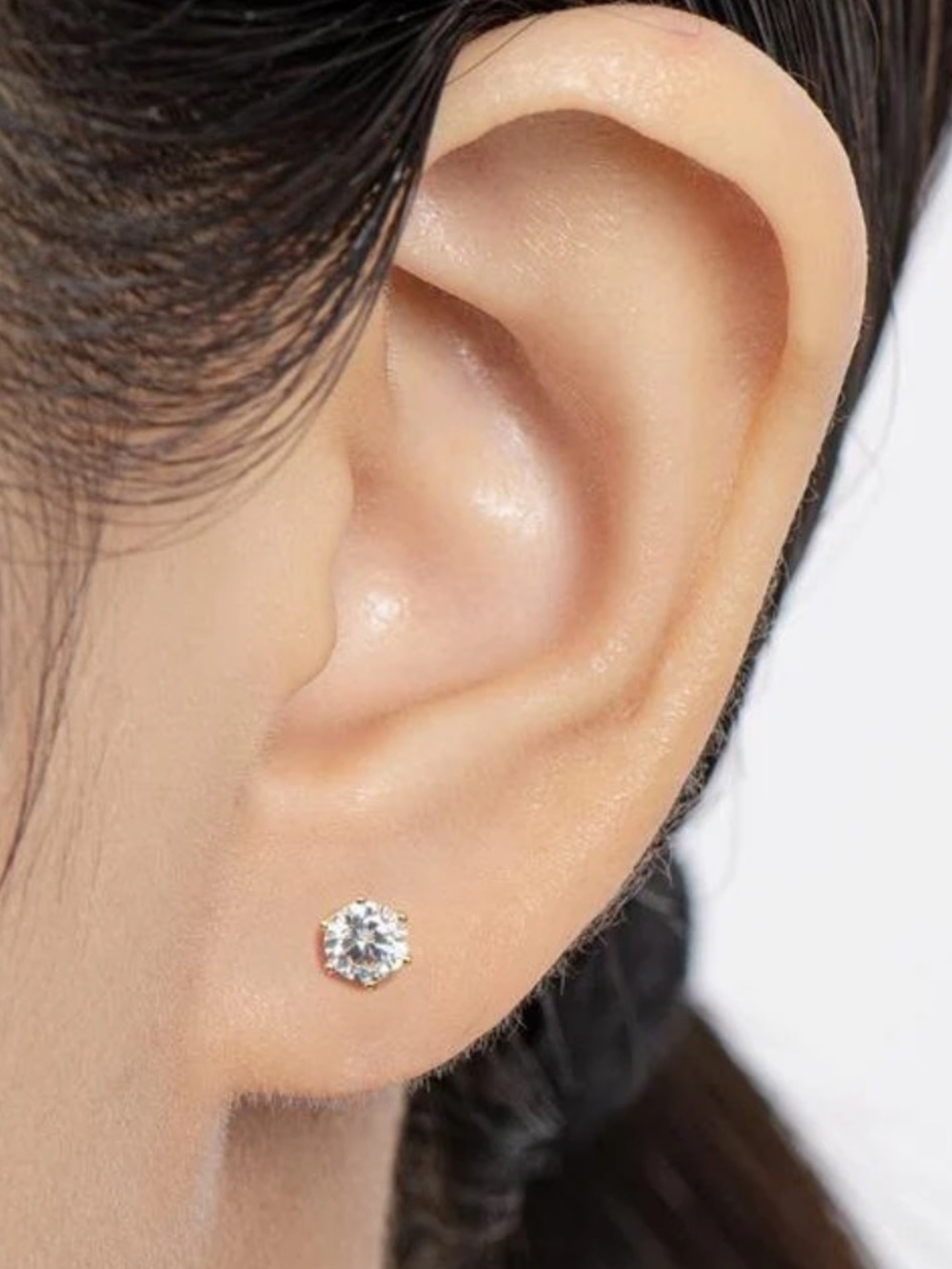 Gold plated brass studs 5MM